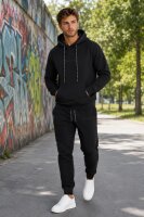 Reichstadt Herren Regular Fit Hoodie Marken-Stick 23RS034 Black M