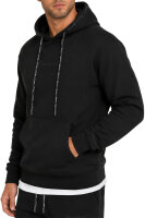 Reichstadt Herren Regular Fit Hoodie Marken-Stick 23RS034 Black M