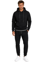 Reichstadt Herren Regular Fit Hoodie Marken-Stick 23RS034 Black M