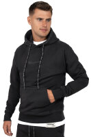 Reichstadt Herren Regular Fit Hoodie Marken-Stick 23RS034 Black XL