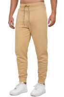 Reichstadt Herren Regular Fit Sporthose Marken-Stick 23RS035 Beige L