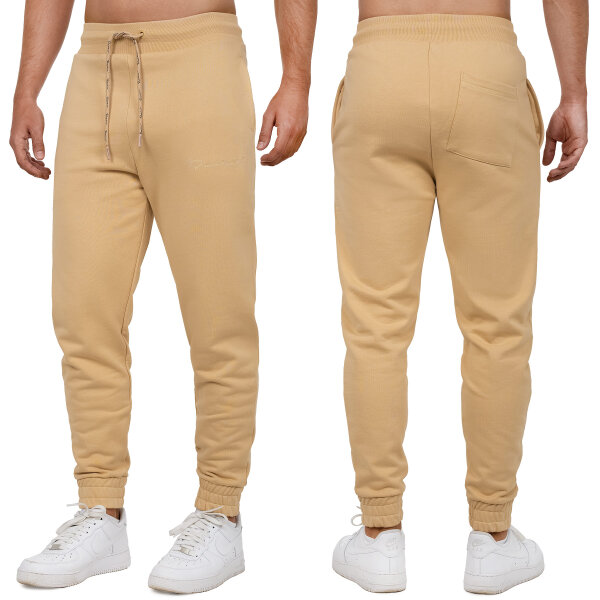 Reichstadt Herren Regular Fit Sporthose Marken-Stick 23RS035 Beige XXL