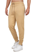 Reichstadt Herren Regular Fit Sporthose Marken-Stick 23RS035 Beige 4XL