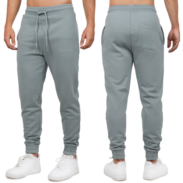 Reichstadt Herren Regular Fit Sporthose Marken-Stick 23RS035 Grey 4XL