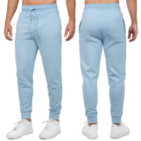 Reichstadt Herren Regular Fit Sporthose Marken-Stick 23RS035 Baby Blue 5XL