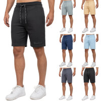 Reichstadt Herren Regular Fit Kurze Hose Marken-Stick 23RS036
