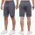 Regular Fit Shorts Herren Marken-Stick 23RS036 Anthracite XS