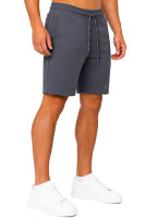Reichstadt Herren Regular Fit Kurze Hose Marken-Stick 23RS036 Anthracite 4XL