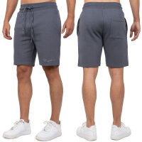 Reichstadt Herren Regular Fit Kurze Hose Marken-Stick 23RS036 Anthracite 4XL