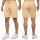Regular Fit Shorts Herren Marken-Stick 23RS036 Beige XS