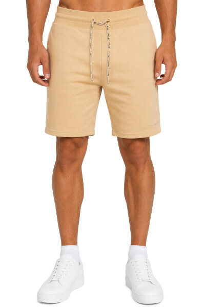 Reichstadt Herren Regular Fit Kurze Hose Marken-Stick 23RS036 Beige L