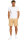 Reichstadt Herren Regular Fit Kurze Hose Marken-Stick 23RS036 Beige L