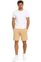 Reichstadt Herren Regular Fit Kurze Hose Marken-Stick 23RS036 Beige XXL