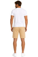 Reichstadt Herren Regular Fit Kurze Hose Marken-Stick 23RS036 Beige 3XL
