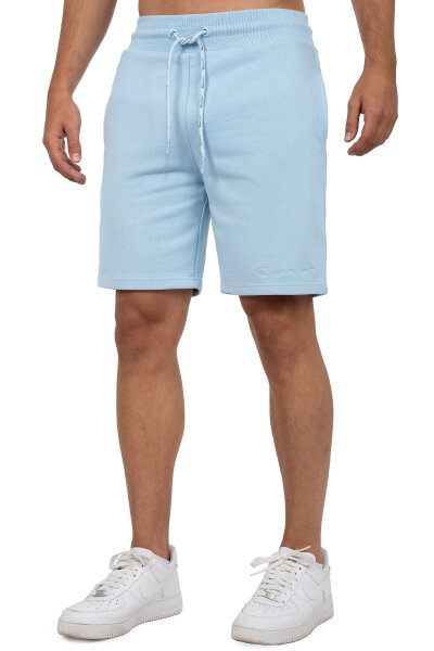 Reichstadt Herren Regular Fit Kurze Hose Marken-Stick 23RS036 Baby Blue M