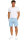 Reichstadt Herren Regular Fit Kurze Hose Marken-Stick 23RS036 Baby Blue L