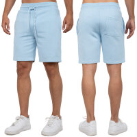 Regular Fit Shorts Herren Marken-Stick 23RS036 Baby Blue 4XL