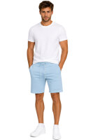 Reichstadt Herren Regular Fit Kurze Hose Marken-Stick 23RS036 Baby Blue 4XL