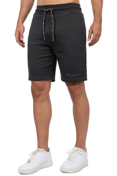 Reichstadt Herren Regular Fit Kurze Hose Marken-Stick 23RS036 Black XS