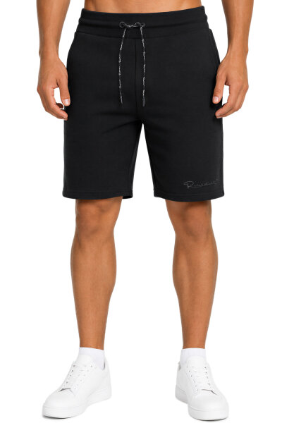 Reichstadt Herren Regular Fit Kurze Hose Marken-Stick 23RS036 Black 4XL