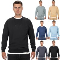 Reichstadt Herren Regular Fit Pullover Logo-Stitching 23RS037