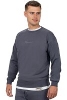 Regular Fit Pullover Herren Logo-Stitching23RS037 Anthracite XS