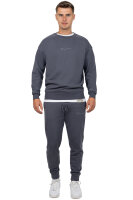 Reichstadt Herren Regular Fit Pullover Logo-Stitching 23RS037 Anthracite S
