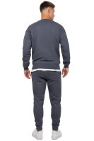Reichstadt Herren Regular Fit Pullover Logo-Stitching 23RS037 Anthracite S