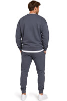 Reichstadt Herren Regular Fit Pullover Logo-Stitching 23RS037 Anthracite S