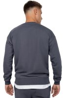 Regular Fit Pullover Herren Logo-Stitching23RS037 Anthracite 5XL