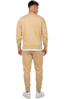Reichstadt Herren Regular Fit Pullover Logo-Stitching 23RS037 Beige XS