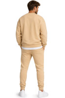 Reichstadt Herren Regular Fit Pullover Logo-Stitching 23RS037 Beige XXL