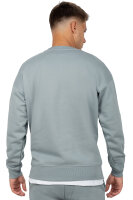 Regular Fit Pullover Herren Logo-Stitching23RS037 Grey 5XL