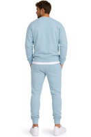 Reichstadt Herren Regular Fit Pullover Logo-Stitching 23RS037 Baby Blue 3XL