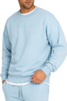 Reichstadt Herren Regular Fit Pullover Logo-Stitching 23RS037 Baby Blue 5XL