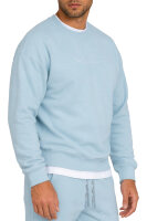 Reichstadt Herren Regular Fit Pullover Logo-Stitching 23RS037 Baby Blue 5XL