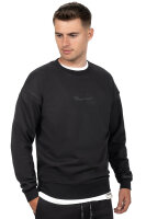 Regular Fit Pullover Herren Logo-Stitching23RS037 Black 3XL