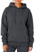 Reichstadt Damen Relaxed Fit Hoodie Marken-Stick 23RSW038 Anthracite XS