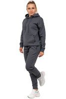 Relaxed Fit Hoodie Damen Marken-Stick 23RSW038 Anthracite S