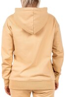 Relaxed Fit Hoodie Damen Marken-Stick 23RSW038 Beige M