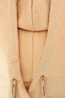 Relaxed Fit Hoodie Damen Marken-Stick 23RSW038 Beige M