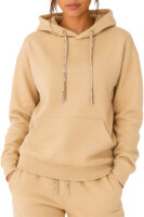 Reichstadt Damen Relaxed Fit Hoodie Marken-Stick 23RSW038 Beige 3XL