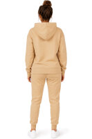 Reichstadt Damen Relaxed Fit Hoodie Marken-Stick 23RSW038 Beige 3XL
