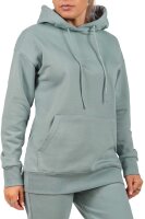 Relaxed Fit Hoodie Damen Marken-Stick 23RSW038 Grey M