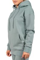 Relaxed Fit Hoodie Damen Marken-Stick 23RSW038 Grey M