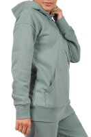 Relaxed Fit Hoodie Damen Marken-Stick 23RSW038 Grey L