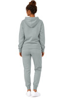 Reichstadt Damen Relaxed Fit Hoodie Marken-Stick 23RSW038 Grey 4XL