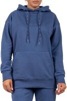 Reichstadt Damen Relaxed Fit Hoodie Marken-Stick 23RSW038 Dark Blue S