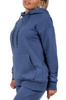 Reichstadt Damen Relaxed Fit Hoodie Marken-Stick 23RSW038 Dark Blue S