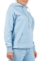 Reichstadt Damen Relaxed Fit Hoodie Marken-Stick 23RSW038 Baby Blue XS